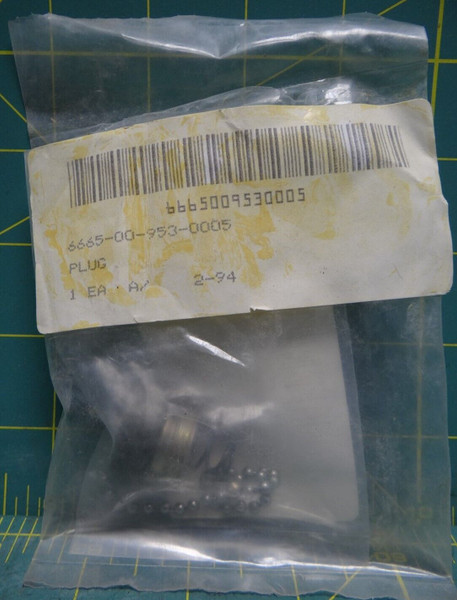 Battery Plug Assembly With Beaded Chain 13200E2788, NSN: 6665-00-953-0005