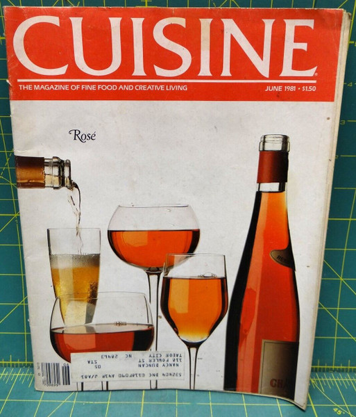 Vintage Cuisine Magazine Fine Food Creative Living June 1981