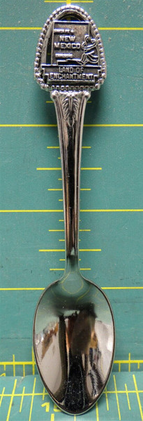 Vintage Souvenir Decorative Collectible Spoon - New Mexico, Land Of Enchantment