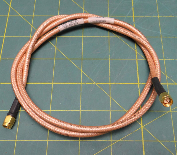 MIL-DTL-17 M17/128 SMA Male to SMA Male 40" Antenna Cable Using RG400 Coax