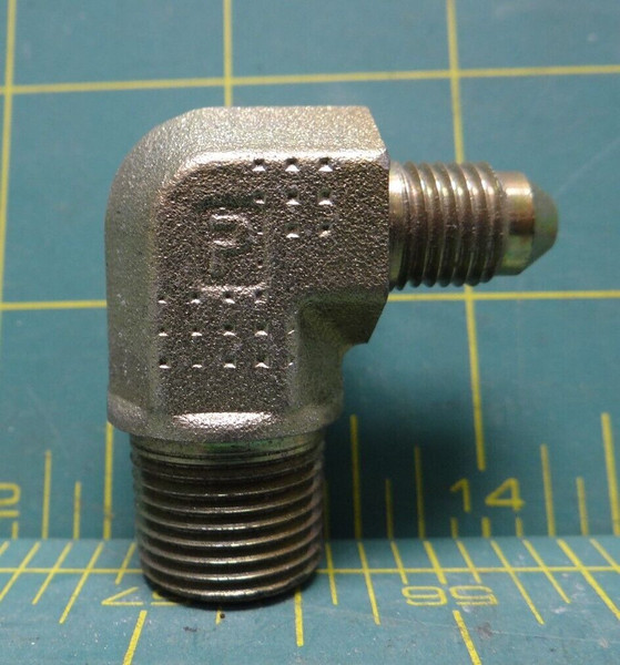 Parker 4-6 CTX, Triple-Lok 37° Flared Tube Adapters, Male Elbow 2103-6-4