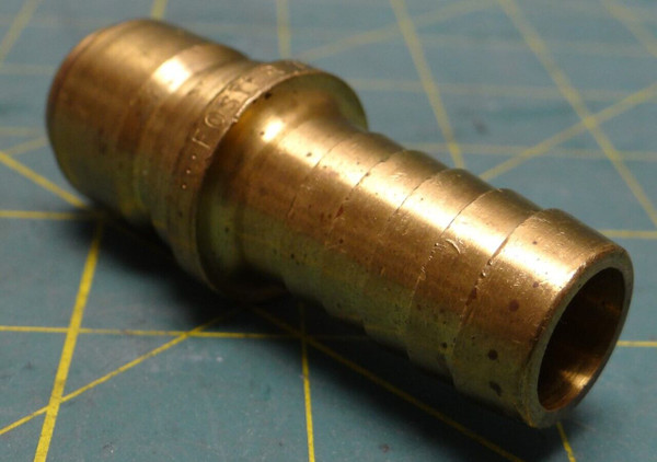 Foster Brass 75HPB Quick Disconnect Plug 3/4" ID Hose