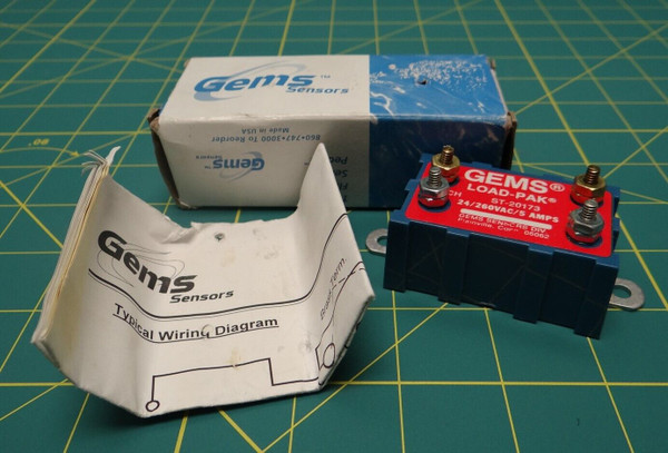 Gem Sensors Safety Relay P/N 20173, SPST-No 120/240V 5A