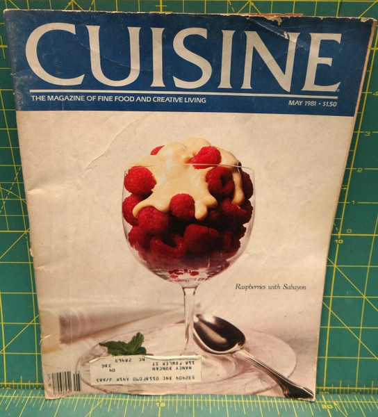 Vintage Cuisine Magazine Fine Food Creative Living May 1981