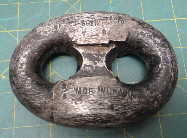 Kenter Joining Shackle for an Anchor Chain 24mm 15/16" SQ17400AB/2 7_96 No Pin