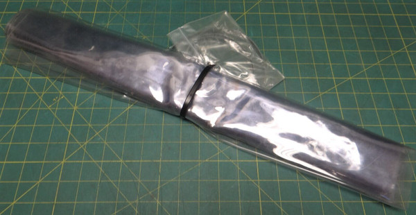 FLAME RETARDANT CLEAR PVC SHEETING with Normetta clamp 23" X 24" Tube Sleeve