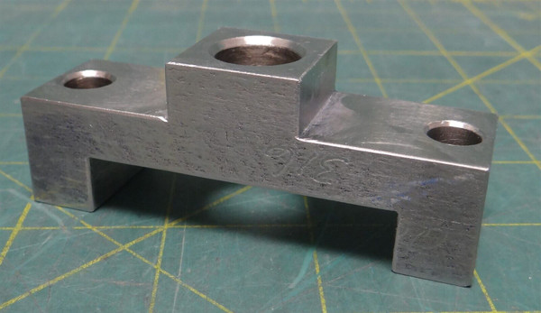 Stainless Steel 3 Holes 3.12in Length 1in Width 1.19in Height 6-5/8 oz Weight