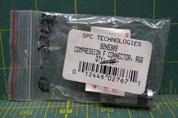 SPC Technologies 92N5309 Compression F Connector RG6 Weatherproof
