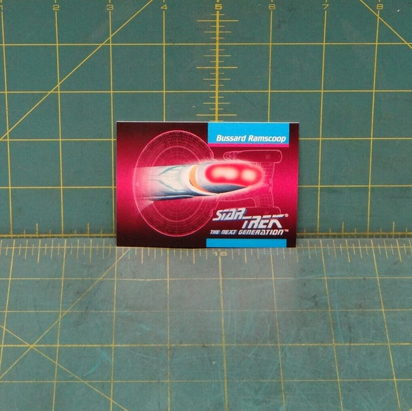 Star Trek The Next Generation 1992 Trading Card #105 Bussard Ramscoop