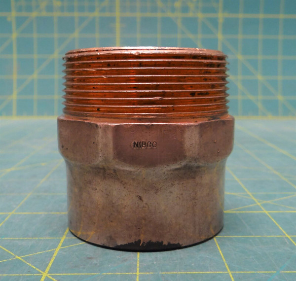 NIBCO 604-CB 2" x 2" C x MNPT Adapter Wrot Copper