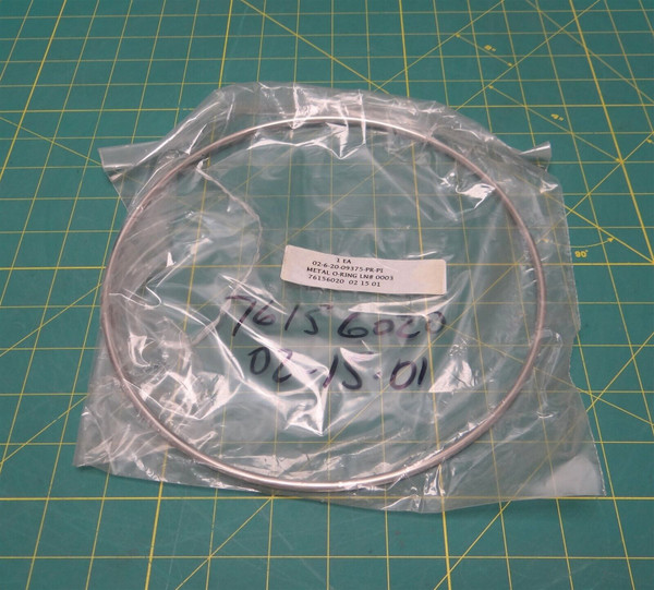 Stainless Steel O-Ring  9.315" O.D. P/N 02-6-20-09375-PR-PI 
