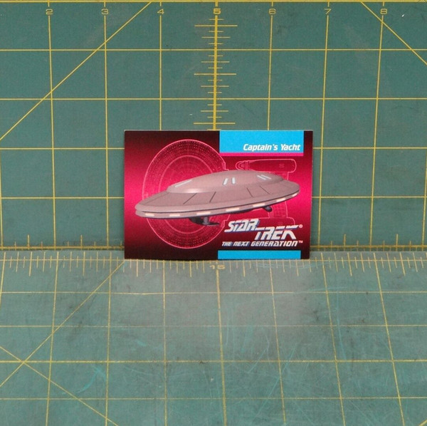 Star Trek The Next Generation 1992 Trading Card #111 Captain's Yacht