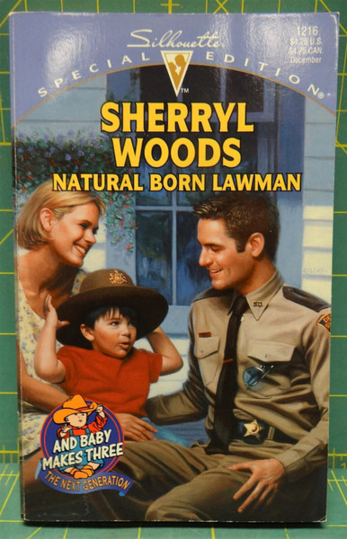 Natural Born Lawman By Sherryl Woods, Silhouette Romance #1216, 1998 Paperback