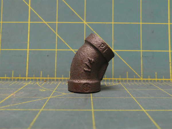 1/4" 45 Degree Elbow FNPT Butt-Weld Pipe Fitting Steel Threaded Schedule 160 