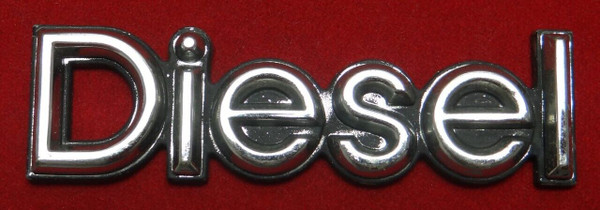 Diesel Automobile Emblem 2-7/8" Long