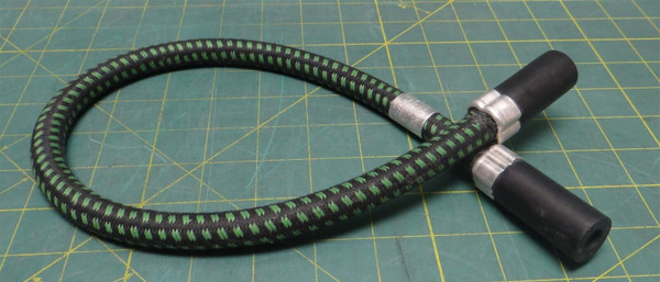 Humboldt H-2087 Accuflame Gas Line for Bunsen Burner Flexible Steel Rubber Cloth