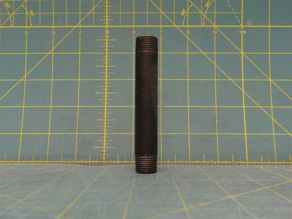 5/8" x 4" Pipe Fitting Nipple Male NPT Steel Tapered Threaded Schedule 80 Welded