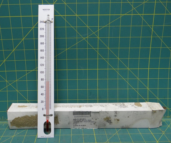 Weksler 283R3 Thermometer NSN 6685-01-062-0911 0-240 Deg Fahrenheit 