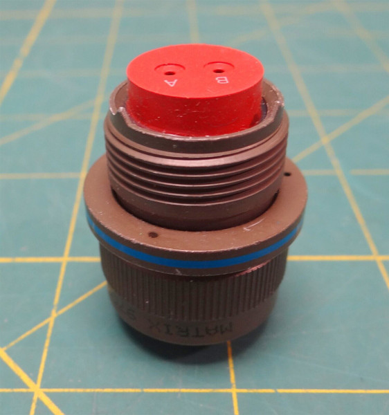 Matrix MS3106A14S-9S Connector Plug 69-6R14S9S100 MIL-C5015 NSN 5935-00-564-5364