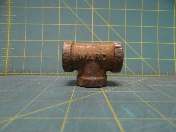 1/2" Tee Pipe Fitting Female NPT Steel Threaded Schedule 160 Extra-Thick Wall