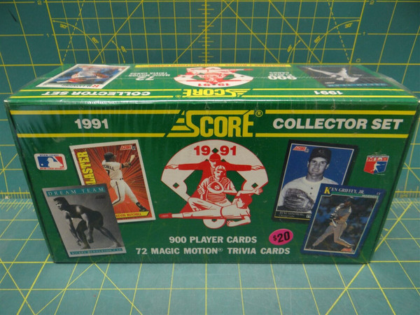1991 SCORE Collector Set Baseball Cards - 900 Player Cards Sealed