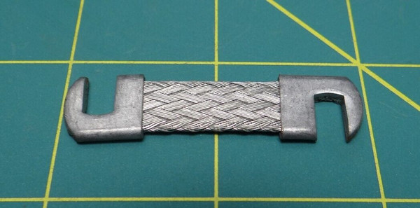 Lot of 39 Electric Bonding Jumpers With Hook Ends 2" x 1/2"