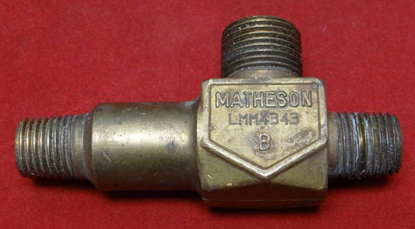 Matheson LMM4343 Valve Fitting Male Threaded Connections