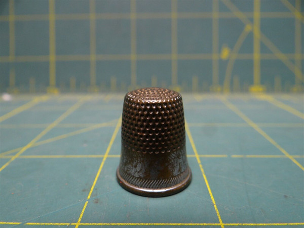 Size 9 Thimble with Dot Pattern