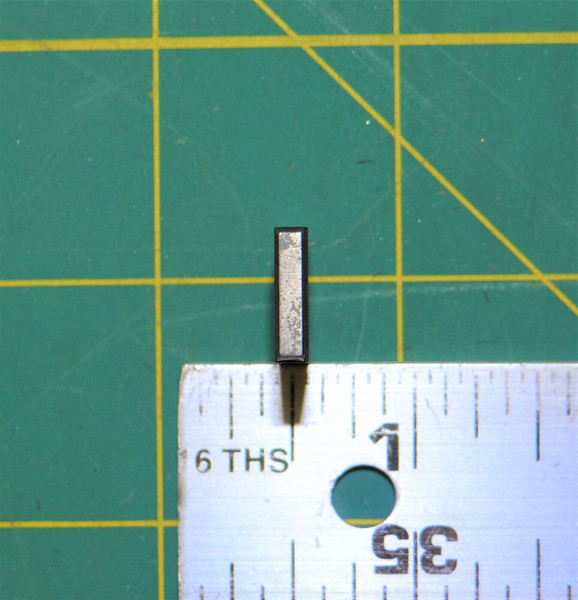 (1) Letter "I" Vintage Metal Typeset Letterpress Block 'Gothic Bold' 36pt.