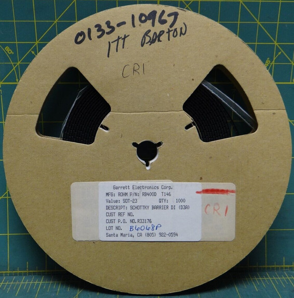 850 Piece ROHM Schottky Diode RB400DT146 40 V 500mA Surface Mount SMD3