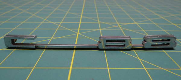 Vintage 1960's Oldsmobile Dynamic 88 "C 88" Partial Script Emblem