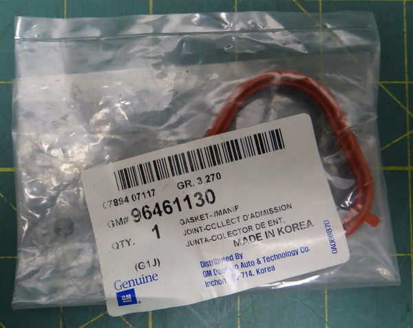 GM 96461130 Intake Manifold Seal Gasket for Chevrolet Aveo and Pontiac G3