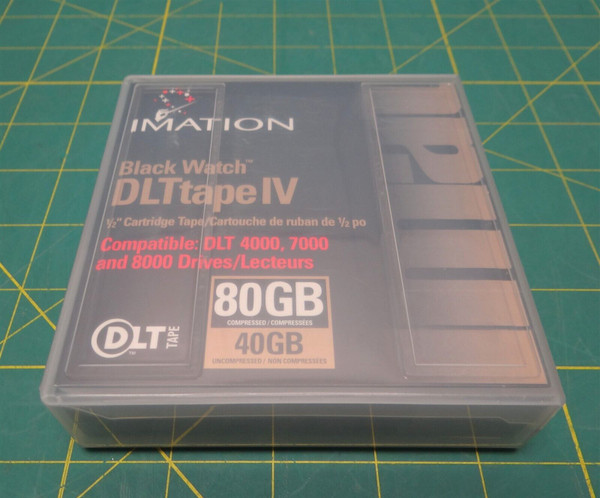 Imation DLTtapeIV Storage Media Cartridge 1/2" 40 GB Native / 80 GB Compressed