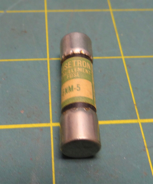 Bussmann Fusetron Dual Element Fuse FNM-5 For 250 Volts or Less A.C.
