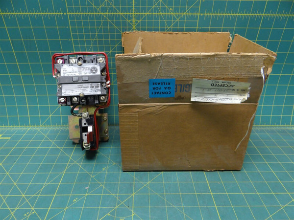 Cutler-Hammer Westinghouse AC Magnetic Starter A200M1BR 2 Pole, 120V / 60HZ Coil