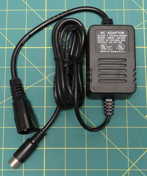 MW48-0901400 Class 2 Transformer AC Adapter 4-Pin DIN Barrel Plug