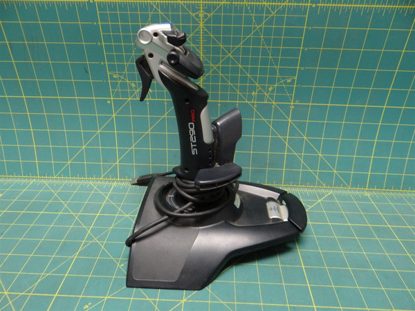 Saitek ST290 Wired Programmable Joystick with Throttle Black/ Silver
