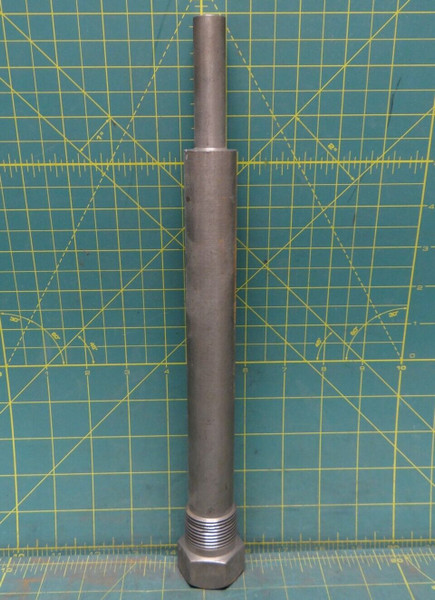 Monel Threaded Stepped Thermowell 1" NPT x 11" Insertion