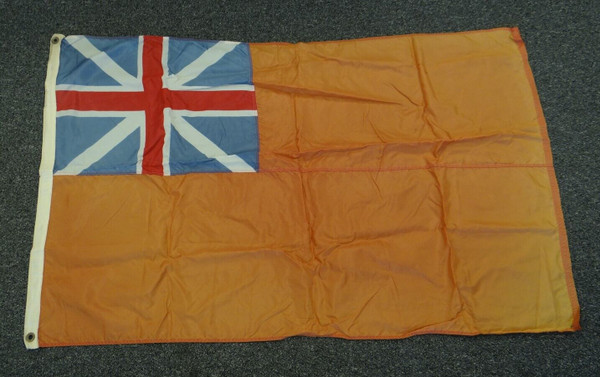 NYL-GLO Flag 3' x 4.5' Faded Orange with British Ensign