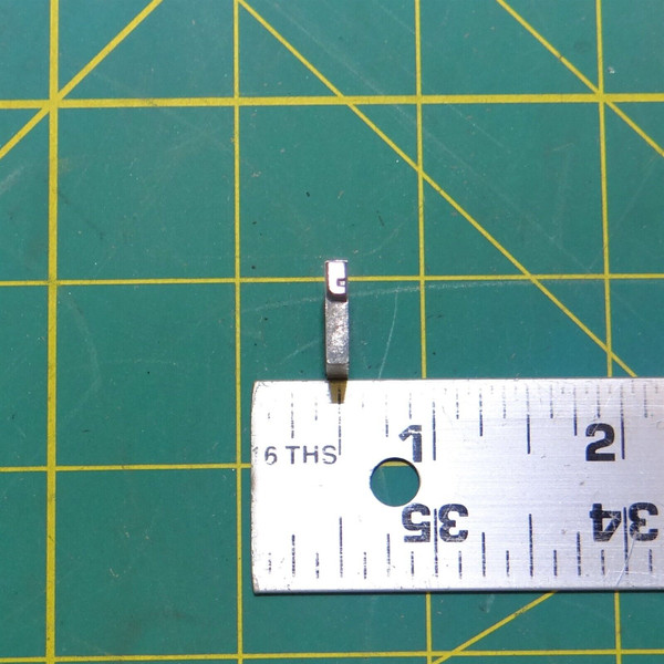 (1) Apostrophe Symbol Vintage Metal Typeset Letterpress Block 'Gothic Bold' 36pt