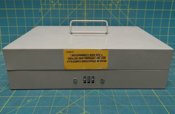 MMF Steelmaster 10 Compartment Steel Combination Lock Cash Box 221619003 Sand