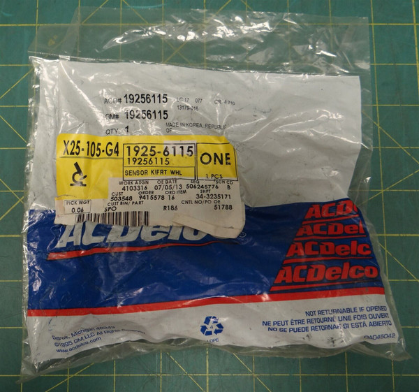 ACDelco GM 19256115 Front Wheel Speed Sensor Kit Chevy Saturn Pontiac 2007-15