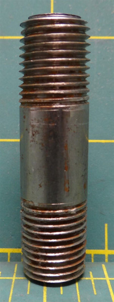 1/4" MNPT x 2" L Steel Pipe Nipple, Fitting, Connector 