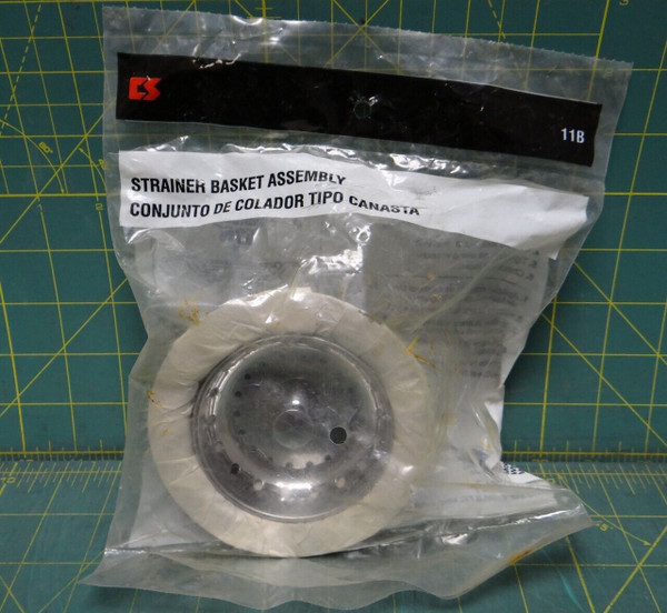 New Moen CS 3 Inch Diameter Chrome Strainer Basket Assembly 11B-842