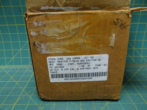 GE Power Generation 8206585G1 Script Reactor Power Transformer