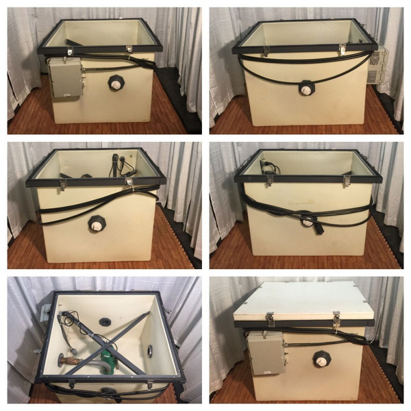 Sewage Reservoir tank With 3/4 HP Meyers Sewage Ejector Pump preppers bathroom 