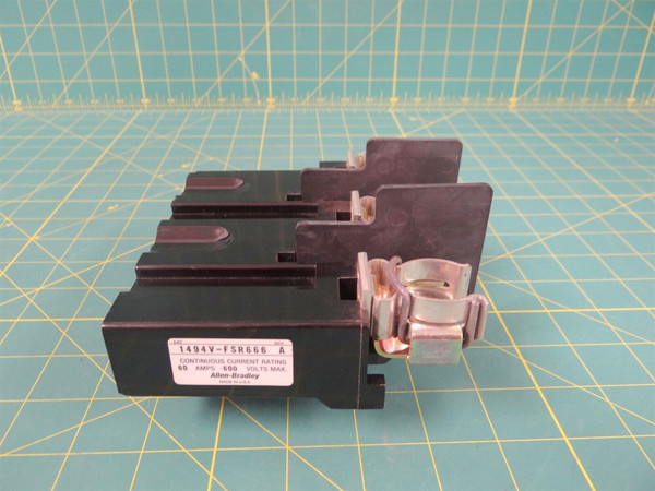 Allen Bradley 1494V-FSR666 Trailer Fuse Block Kit 60 AMP 600 V 