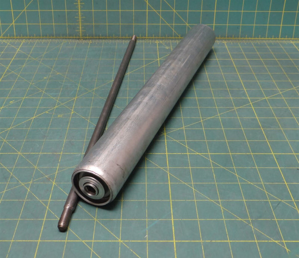 1.98" Diameter Gravity Conveyor Roller, 16.25" Width, with Threaded Axle