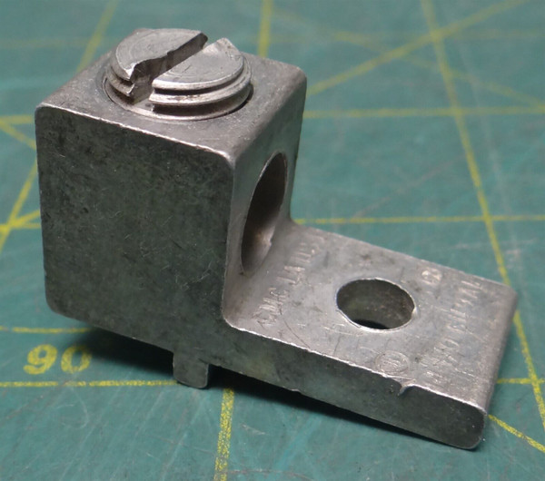 Turn Prevent Mechanical Lug Connector 14-1/0 AWG Tin Plated Copper/Aluminum 600V