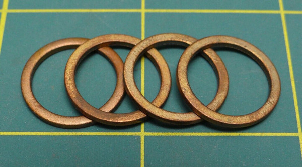 06.56190-0705 Oil Seal Copper Washer 0.5630" ID, 0.7000" OD, 0.0540" MS